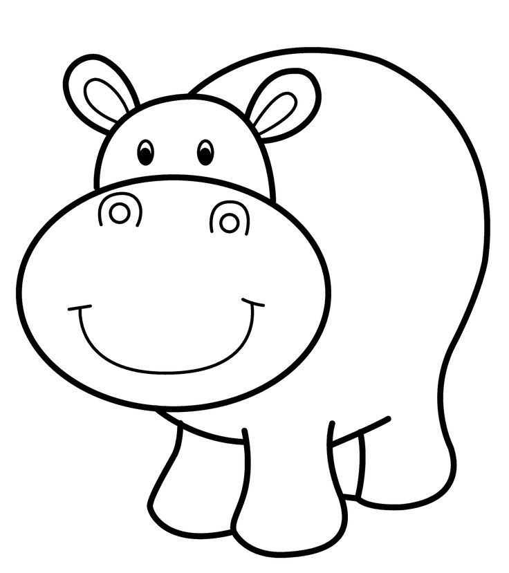 Baby Hippo Coloring Pages
 Hippo Coloring Pages Free Printable 1257×1416