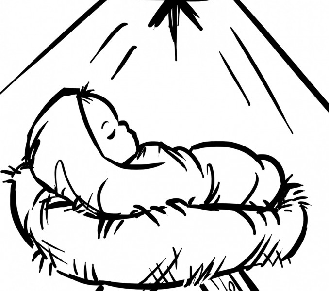 Baby Jesus Coloring
 Baby Jesus Coloring Pages Best Coloring Pages For Kids