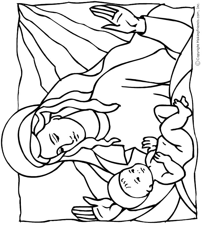 Baby Jesus Coloring
 Baby Jesus Coloring Page