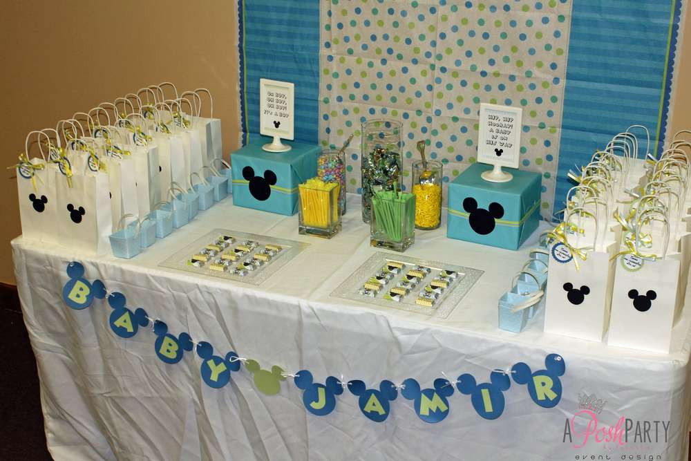 Baby Mickey Party
 Mickey Mouse Baby Shower Party Ideas