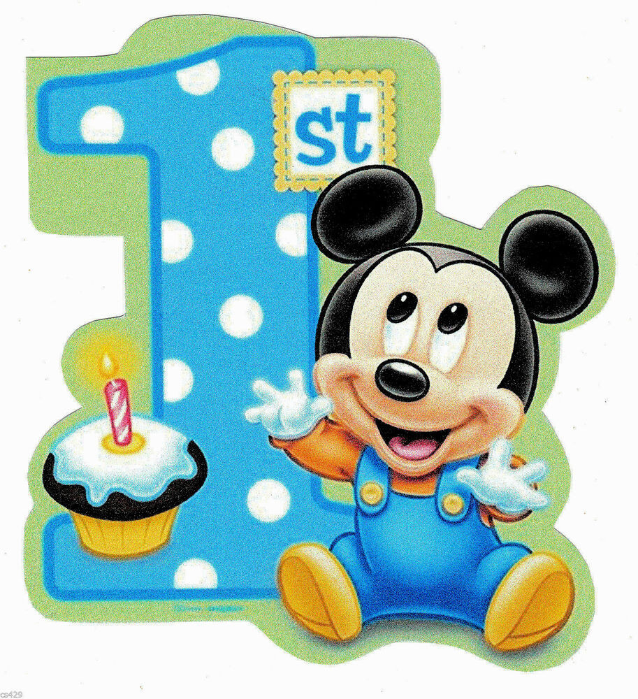 Baby Mickey Party
 4" Disney babies baby mickey mouse 1st birthday heat