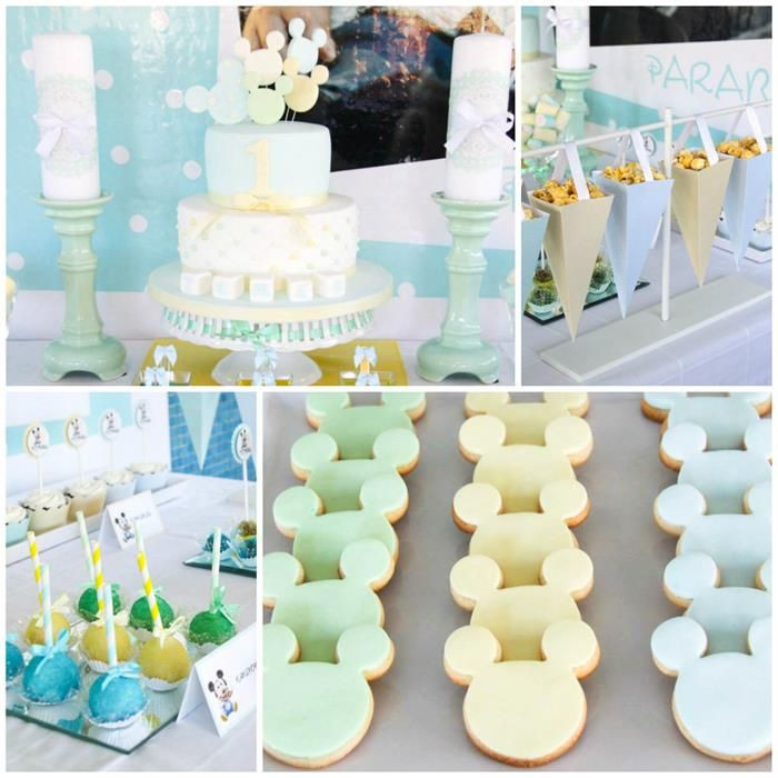 Baby Mickey Party
 Baby Mickey Mouse Birthday Party with So Many Cute ideas