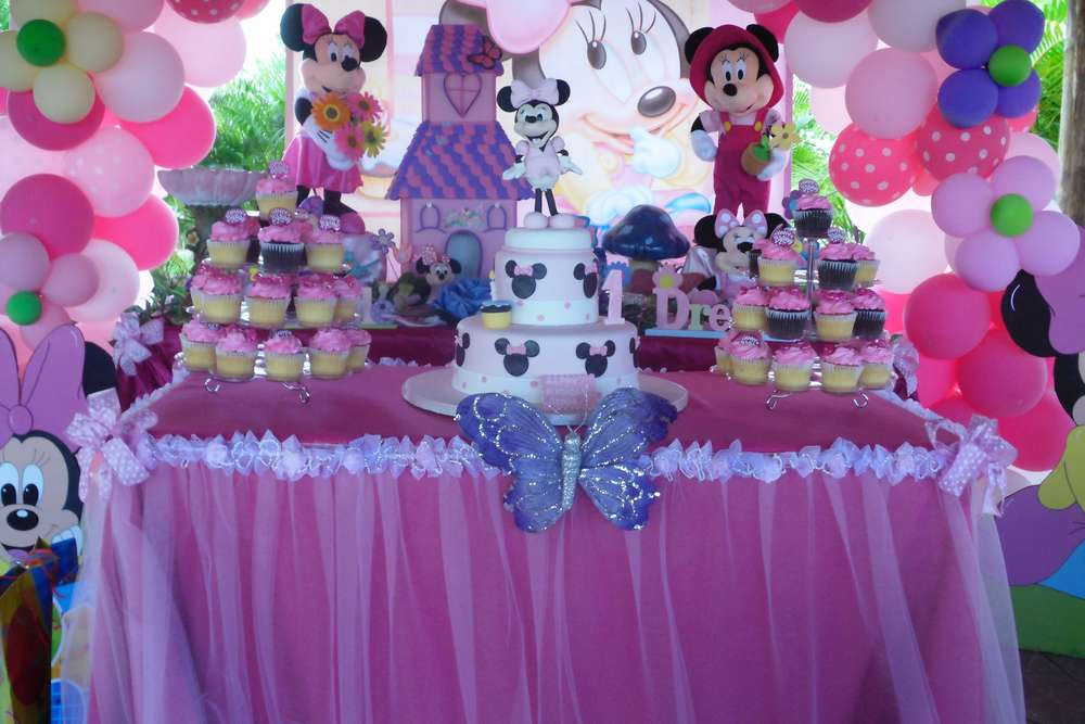 Baby Minnie Mouse 1St Birthday Party Supplies
 Baby Minnie Mouse 1st Birthday Birthday Party Ideas