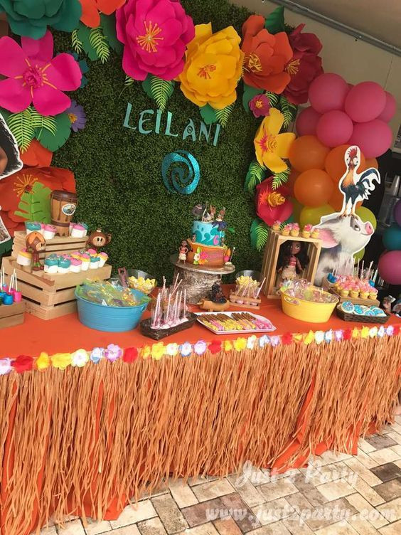 Baby Moana Party Decorations
 Moana Birthday Party Ideas