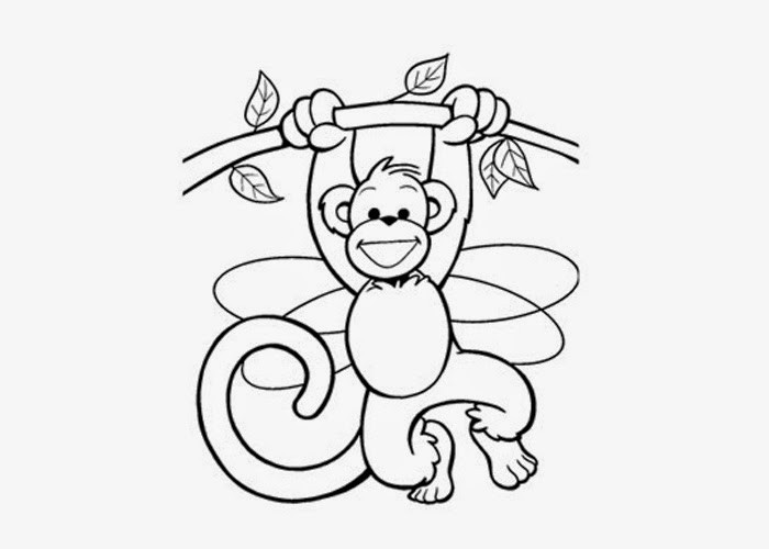 Baby Monkeys Coloring Pages
 Baby Monkey Coloring Pages Chocolate Bar