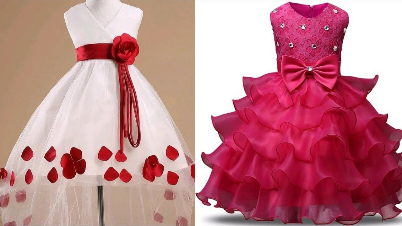 Baby Party Dresses
 Kids party wear designer gown Birthday party dresses for