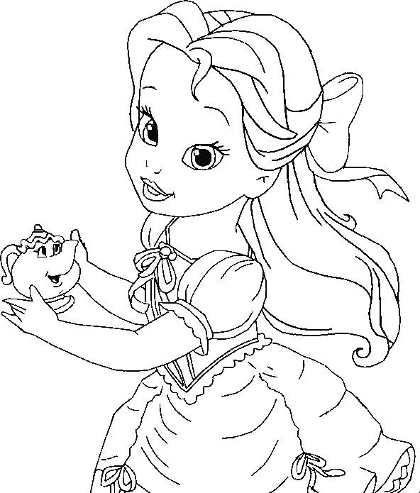 Baby Princess Coloring Page
 Pinterest • The world’s catalog of ideas
