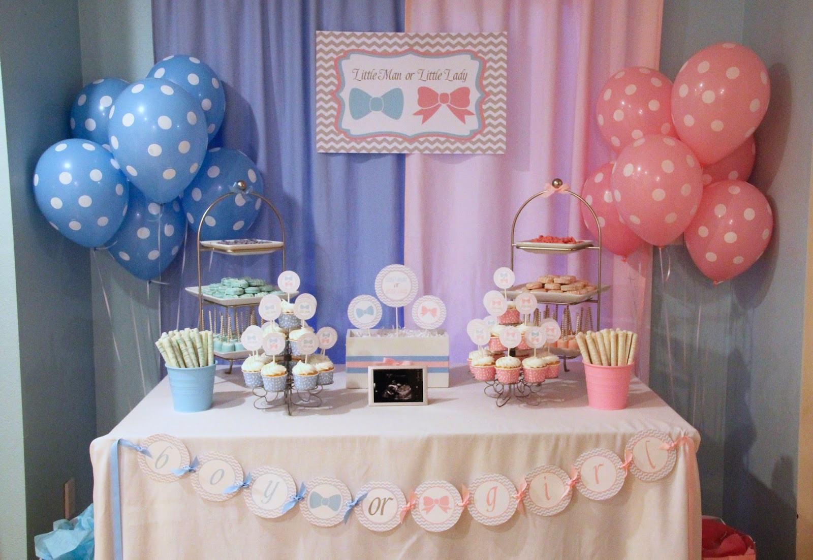 Baby Revealing Party
 5M Creations Gender Reveal Party Little Man or Little Lady