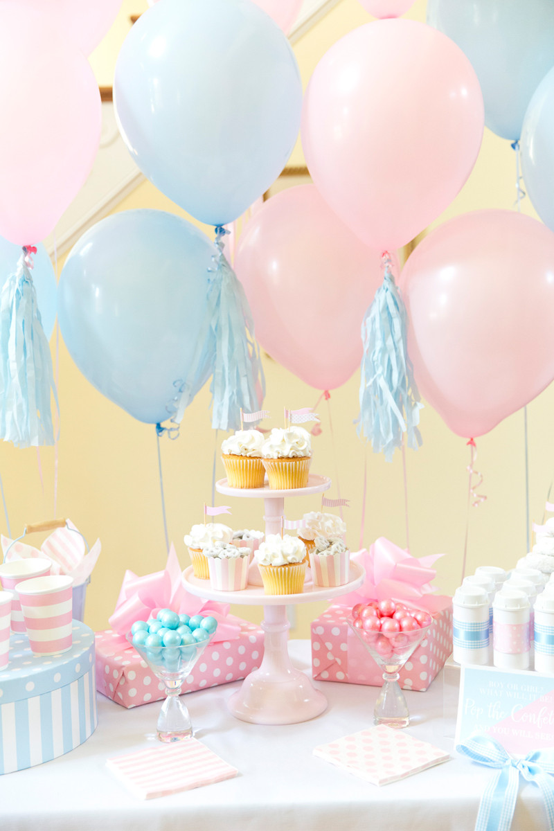 Baby Revealing Party
 Boy or Girl Blue Pink Gender Reveal Party