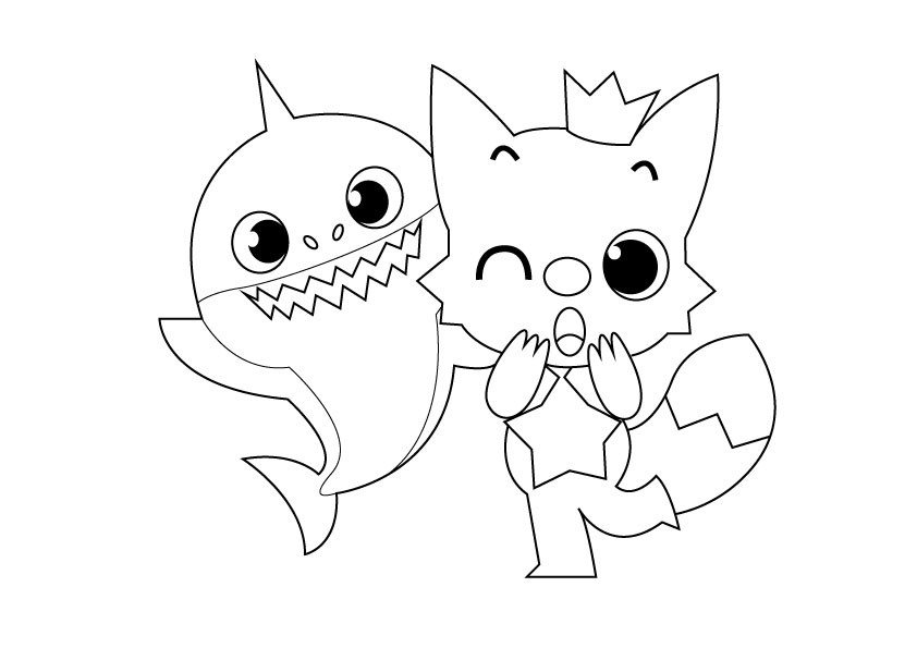 Baby Shark Coloring Pages Printable
 Best Baby Shark Pages Coloring Pages Otvod