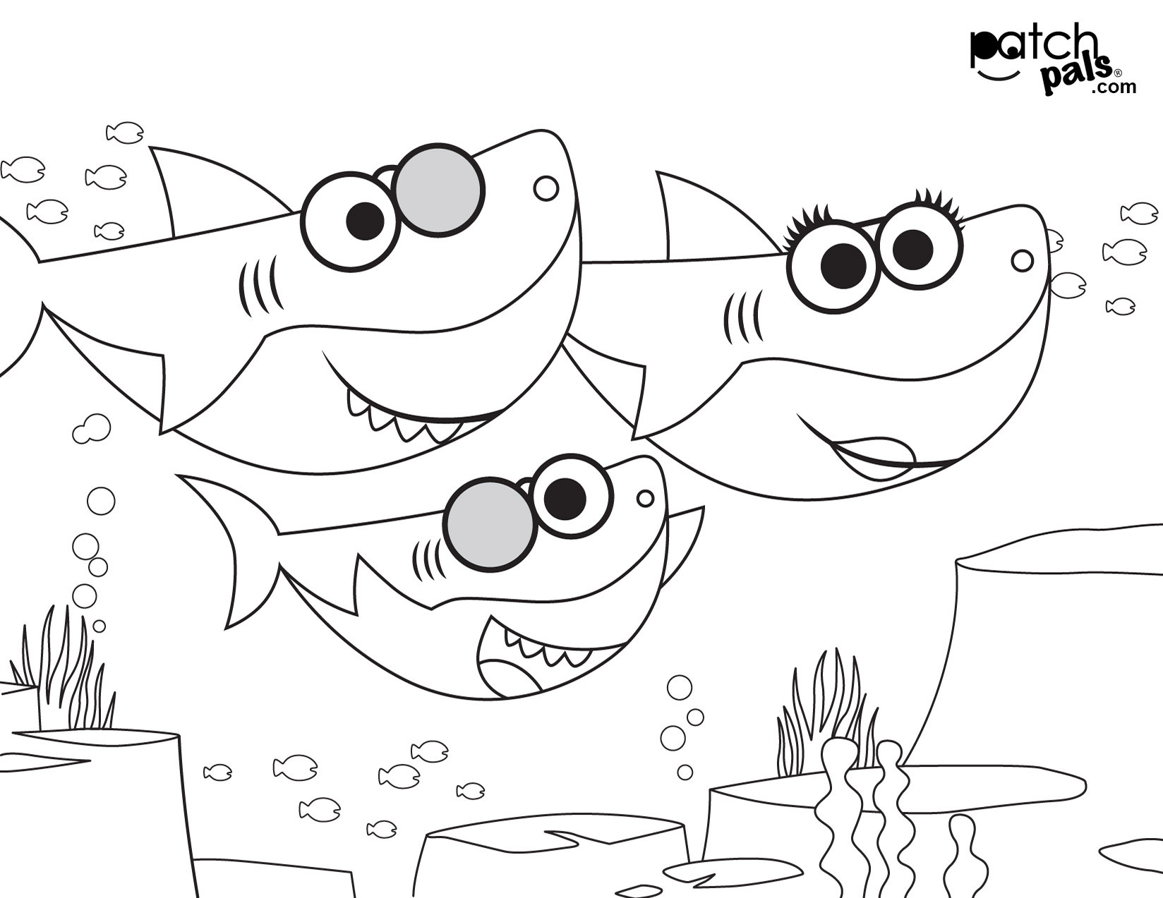 Baby Shark Coloring Pages Printable
 Amazing Baby Shark Pages Coloring Pages Otvod
