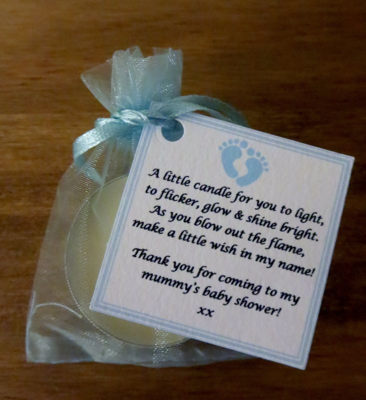 Baby Shower Candle Party Favors
 NEW BABY SHOWER FAVOURS VANILLA CANDLE Can be