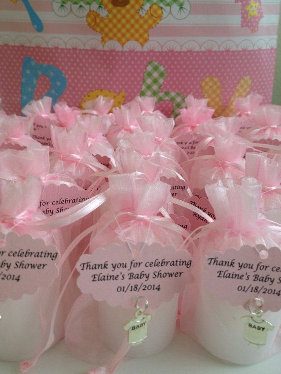 Baby Shower Candle Party Favors
 Bahia s 35 Baby Shower Favors Votive Candles in an