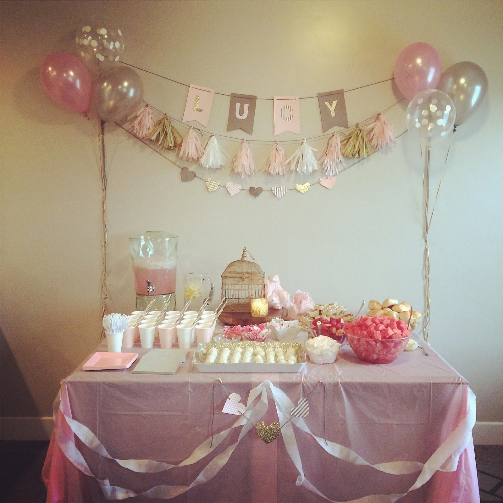 Baby Shower Decor Ideas For Girls
 Baby Shower on Bud How to throw a baby shower for