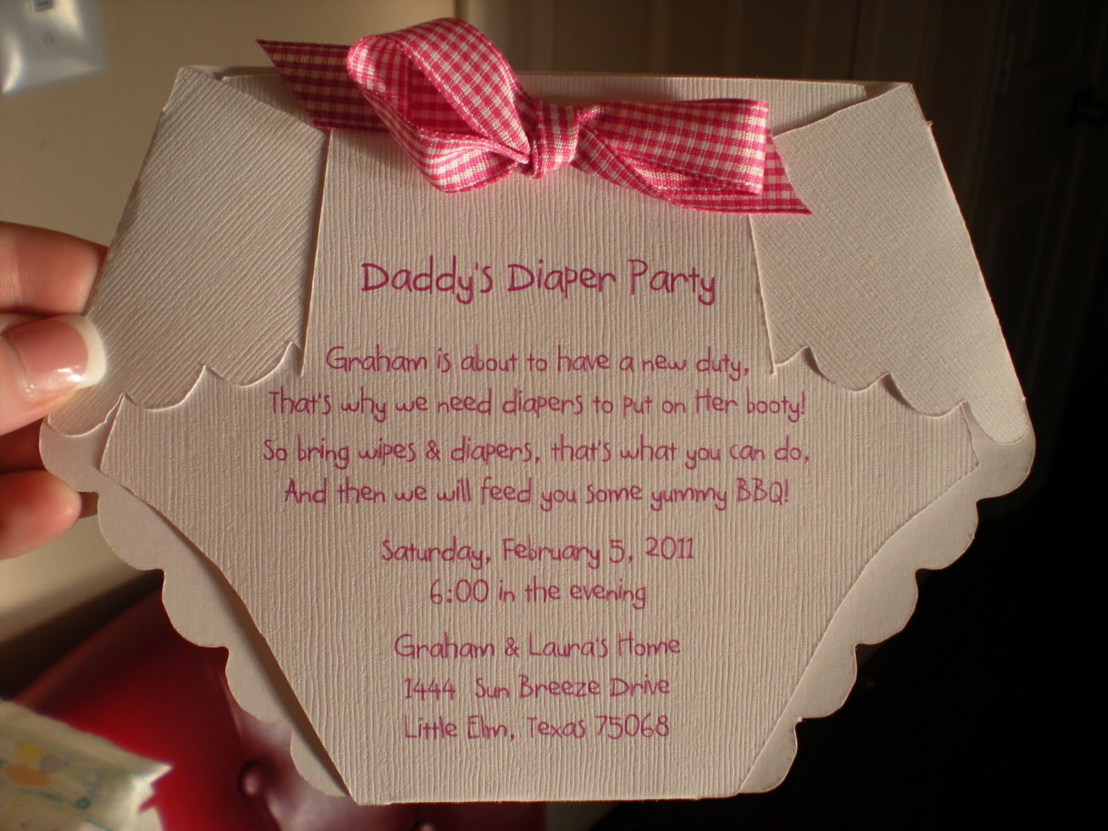 Baby Shower Diaper Party
 Yours and Mine Daddy s Diaper Party
