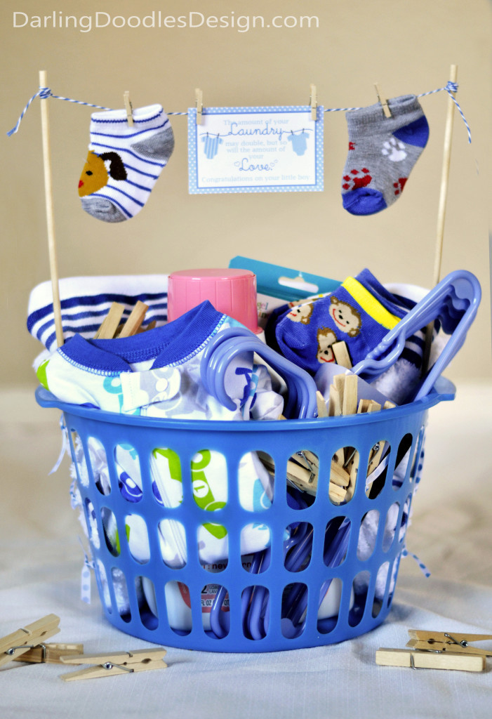 Baby Shower Gift Ideas For Boy
 Loads of Love and Laundry Darling Doodles