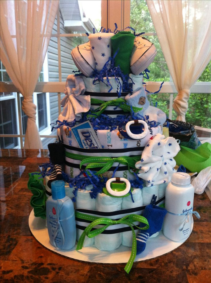 Baby Shower Gift Ideas For Boy
 Southern Blue Celebrations Diaper Cakes for BOYS