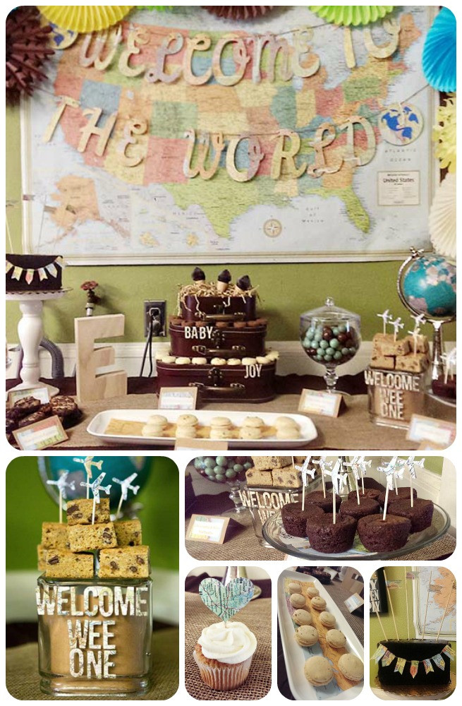 Baby Shower Party Theme
 Our Wel e To The World Baby Shower B Lovely Events