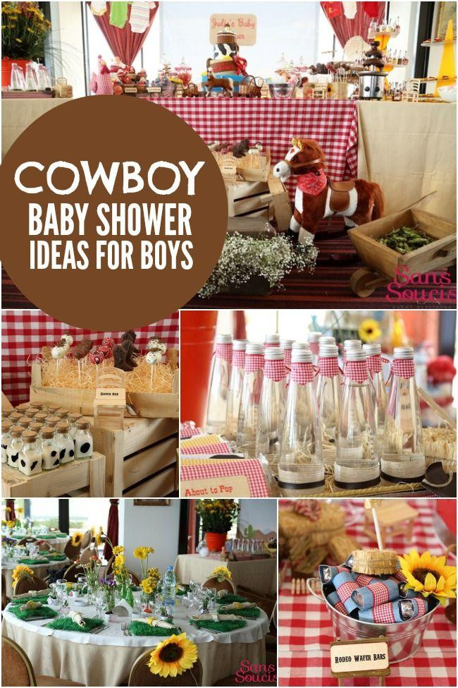 Baby Shower Party Theme
 Bouncing Baby Buckaroo Cowboy Themed Baby Shower