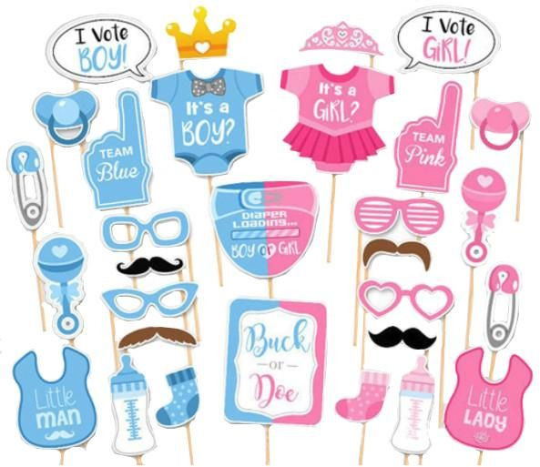 Baby Shower Photo Booth Props Party City
 30PCS Booth Girls Boys for baby shower party