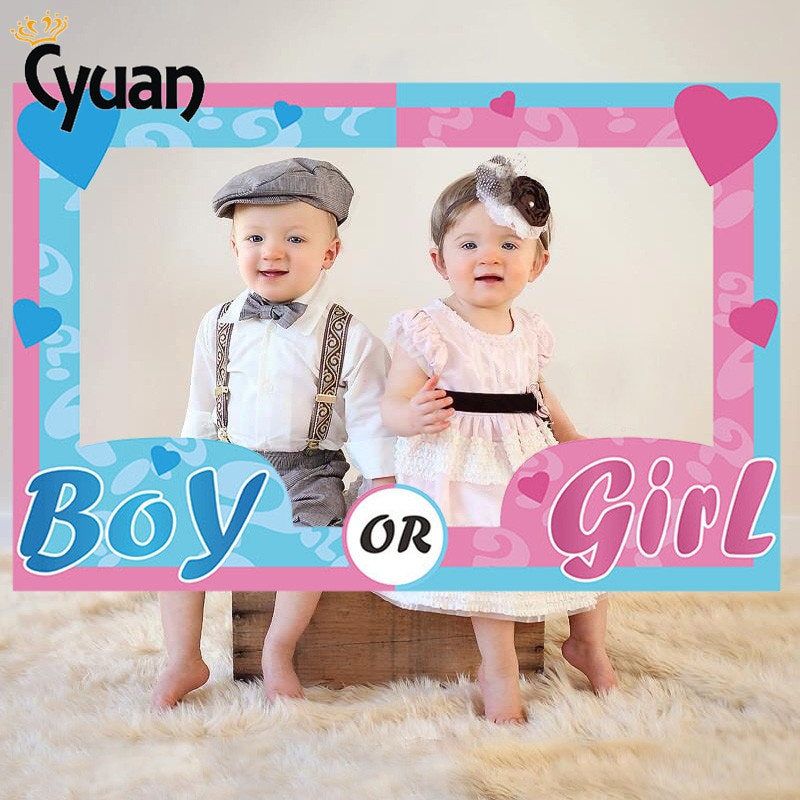 Baby Shower Photo Booth Props Party City
 Baby Shower Boy or Girl Booth Gender Reveal Party