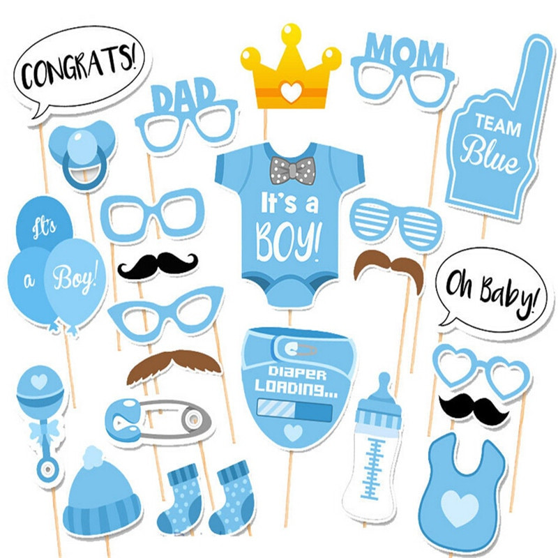 Baby Shower Photo Booth Props Party City
 Booth It Is A Boy Baby Shower Birthday Party