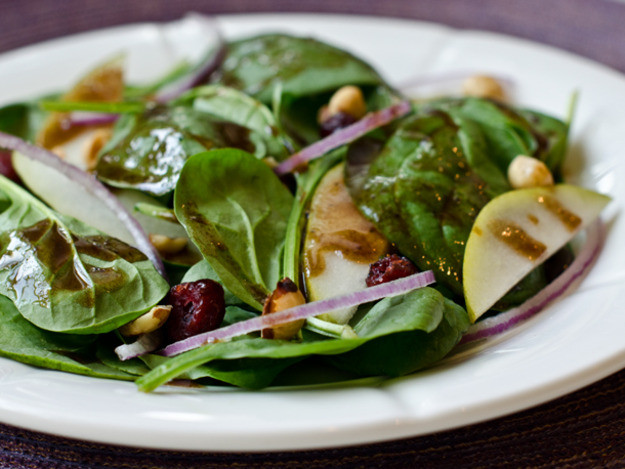 Baby Spinach Salad Recipes
 Baby Spinach Salad With Pears Red ions Cranberries