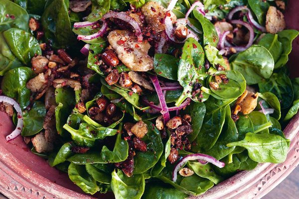 Baby Spinach Salad Recipes
 Baby Spinach Salad with Dates and Almonds Recipe NYT Cooking