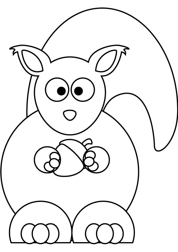 Baby Squirrel Coloring Pages
 Baby squirrel coloring pages pictures
