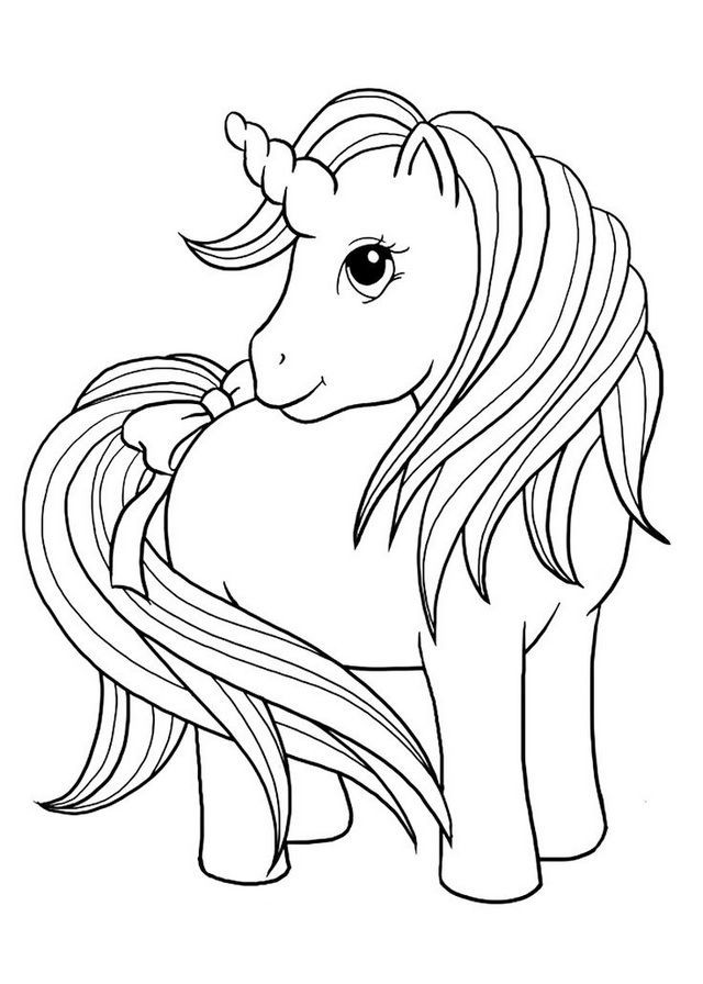 Baby Unicorn Coloring Pages
 Cute Baby Unicorn Coloring Page Coloring Sheets
