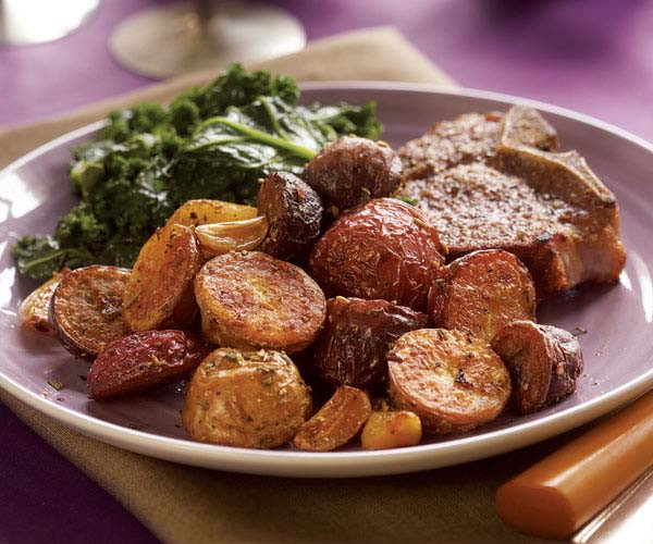 Baby White Potatoes Recipes
 Roasted Baby Red White & Purple Potatoes with Rosemary