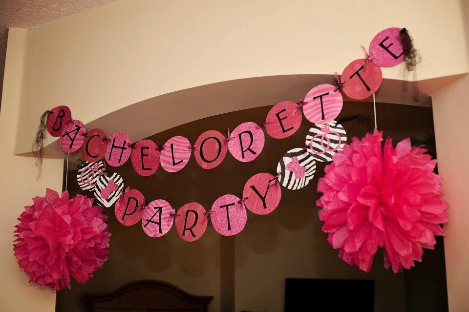 Bachelorette Party Decorating Ideas
 Bachelorette Party Banner for Meghan