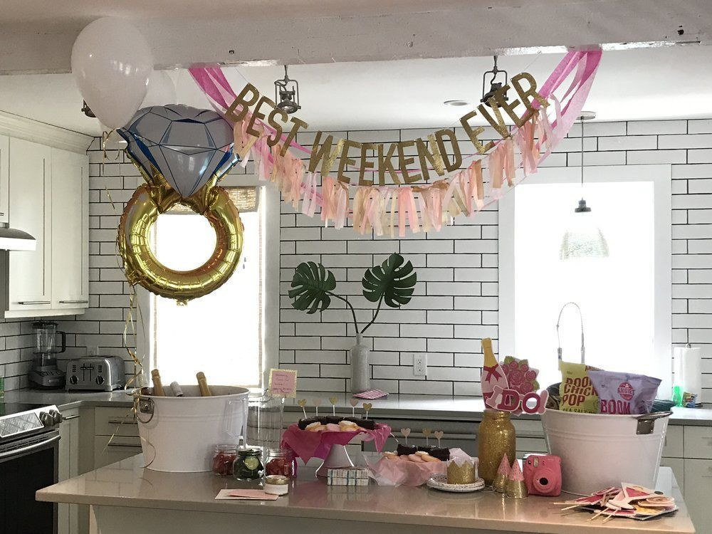 Bachelorette Party Decorating Ideas
 katie s pink & glitter y charleston bachelorette