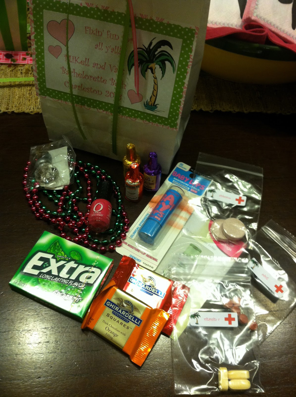 Bachelorette Party Goodie Bag Ideas Beachy
 Particularly Practically Pretty Bachelorette Party