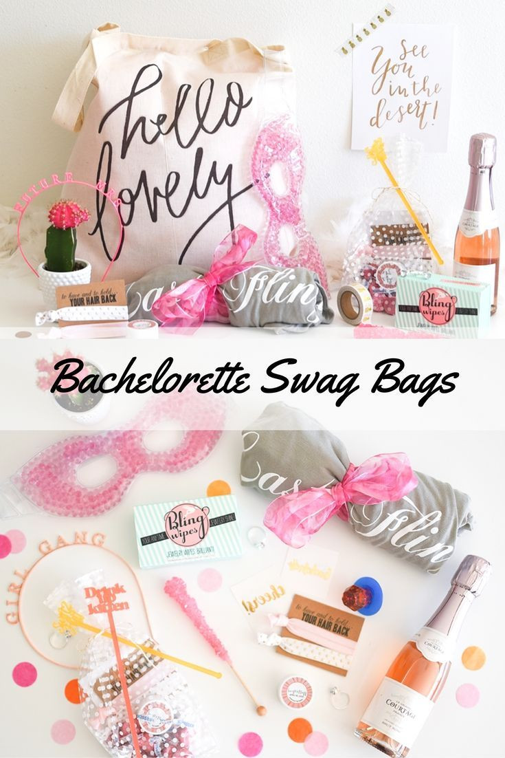 Bachelorette Party Goodie Bag Ideas Beachy
 The cutest bachelorette party swag bags desig… in 2019