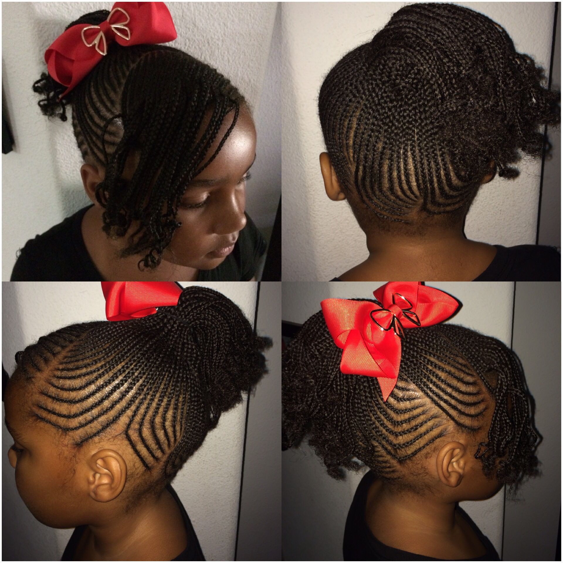 Back To School Hairstyles For Black Girl
 Back to school hair do Little girl braids Small tiny