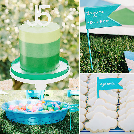 Backyard 1St Birthday Party Ideas
 A Backyard Bedtime Inspired First Birthday Party