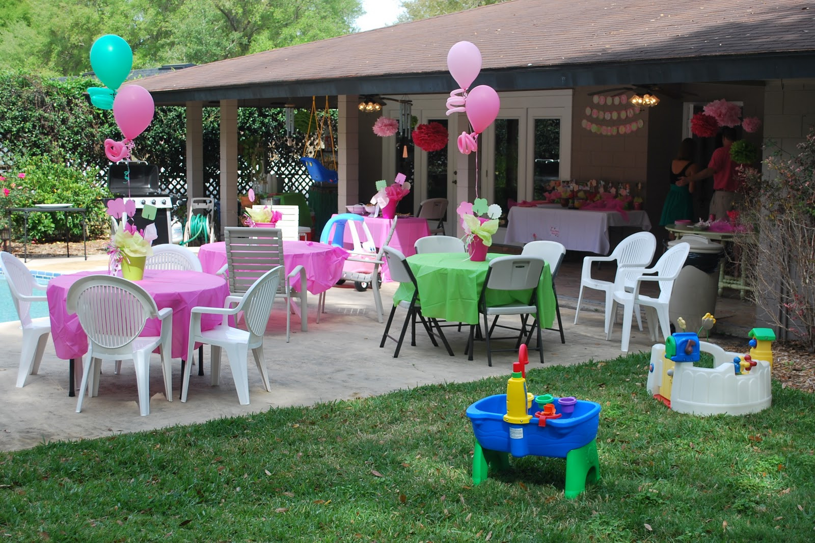 Backyard 1St Birthday Party Ideas
 The Stuart Family Georgia Kate s First Birthday Party