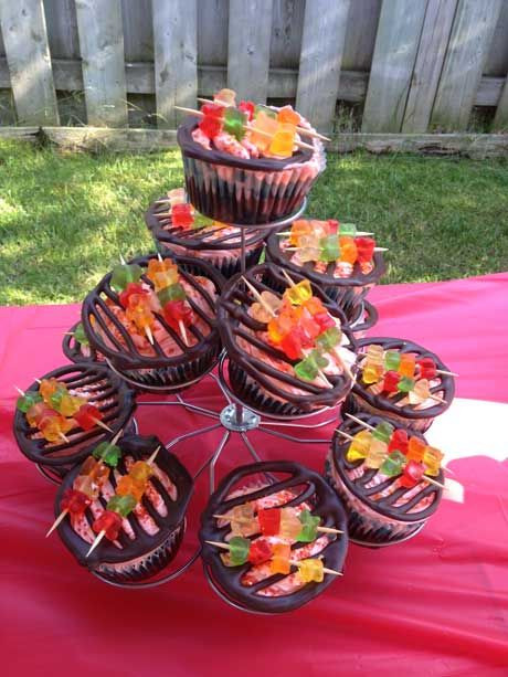 Backyard Bbq Party Decorating Ideas
 barbecue theme cup cakes21 cupcake decorating backyard