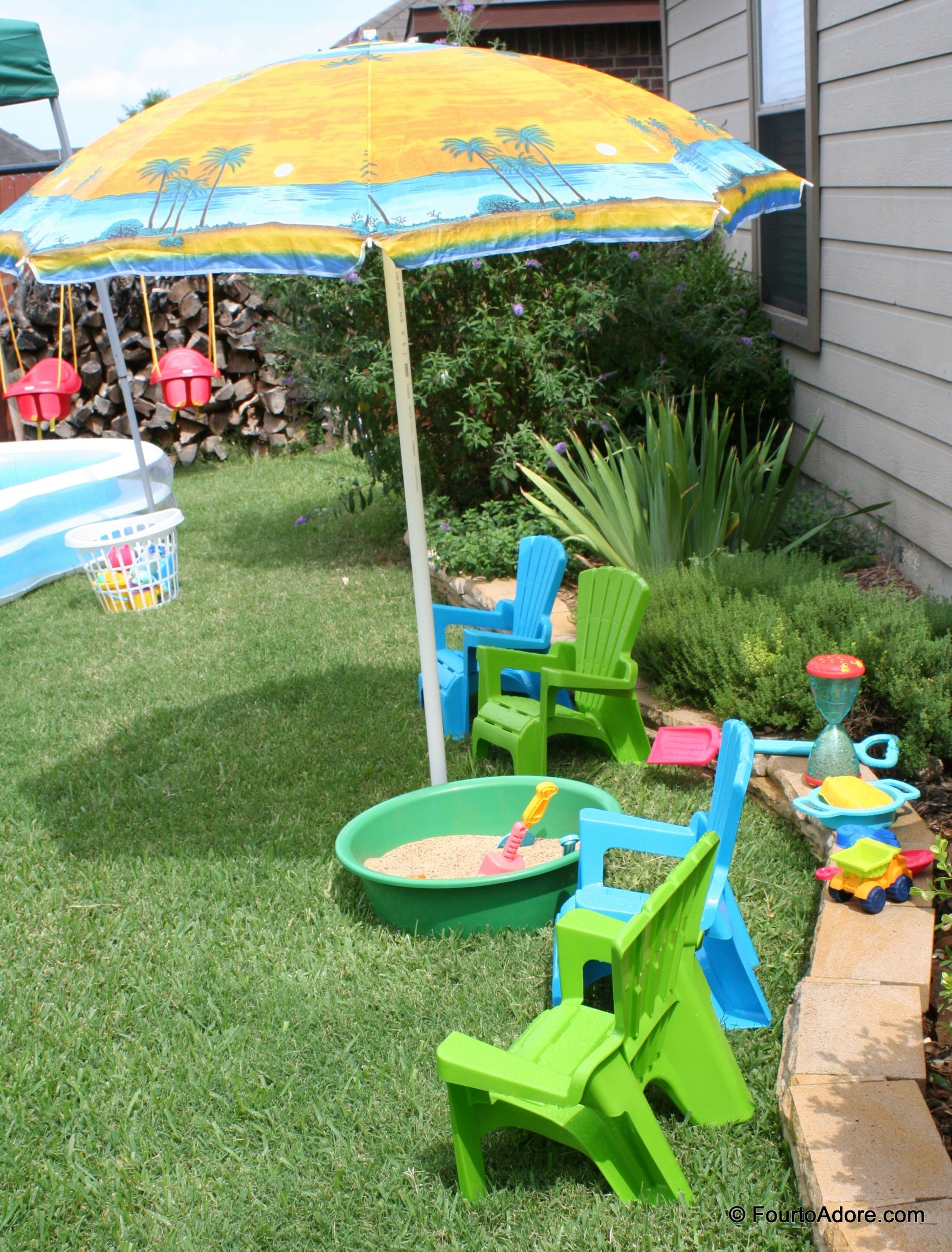 Backyard Birthday Party Ideas 4 Year Old
 first birthday – Four to Adore