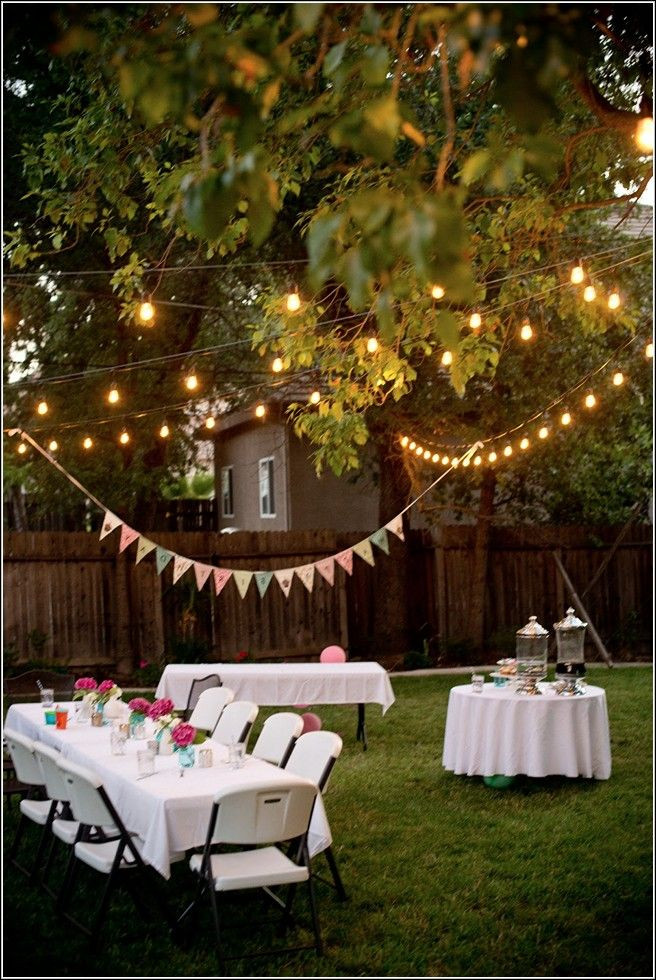 Backyard Birthday Party Ideas For Adults
 Backyard Party Decoration Ideas For Adults