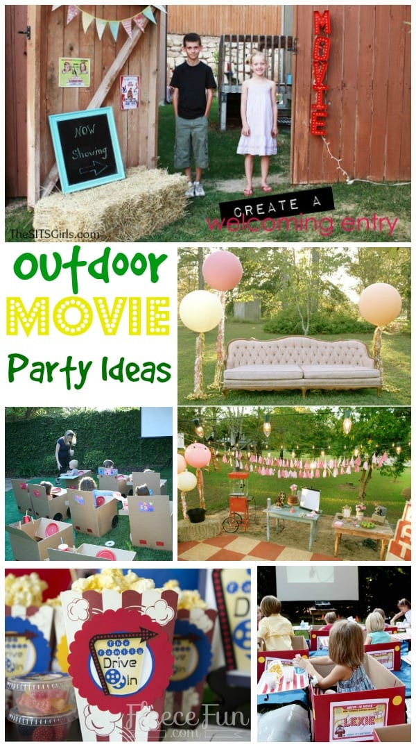 Backyard Movie Night Birthday Party Ideas
 Movie Party Ideas Perfect For A Drive In At Home