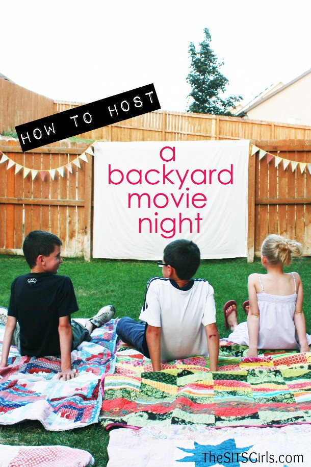 Backyard Movie Night Birthday Party Ideas
 Backyard Movie Night DIY Party