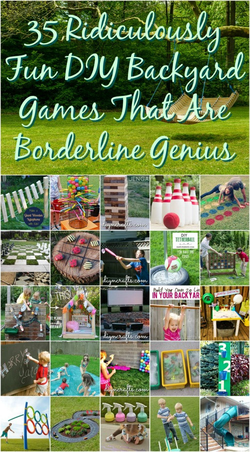 Backyard Party Game Ideas
 35 Ridiculously Fun DIY Backyard Games That Are Borderline