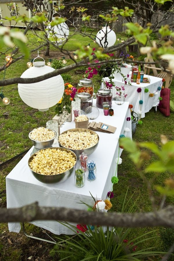 Backyard Theme Party Ideas
 outdoor party themes Outdoor Movie Night
