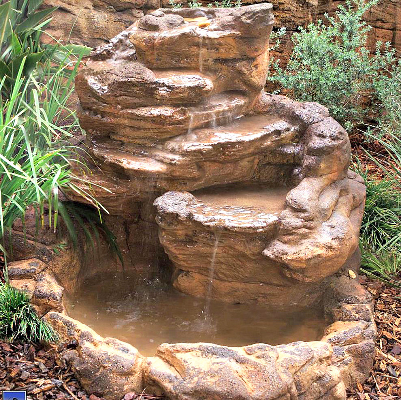 Backyard Waterfalls And Ponds Kits
 Backyard Garden Pond Waterfall Kits Fake & Artificial Rocks