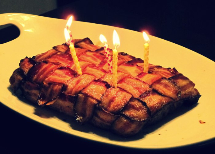 Bacon Birthday Cake Recipe
 Funny of the day for Thursday 23 January 2014 from