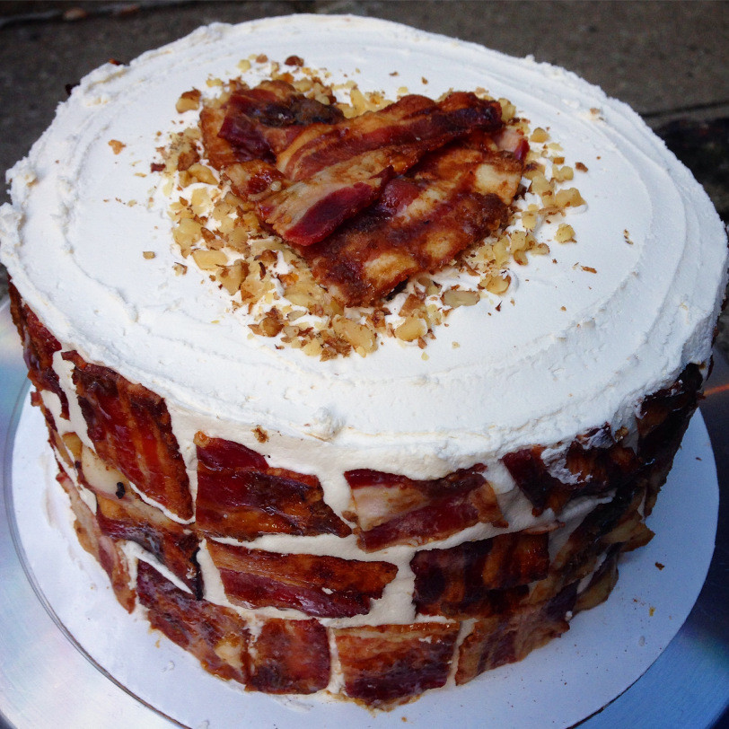 Bacon Birthday Cake Recipe
 The Maple Bacon Breakfast Birthday Cake