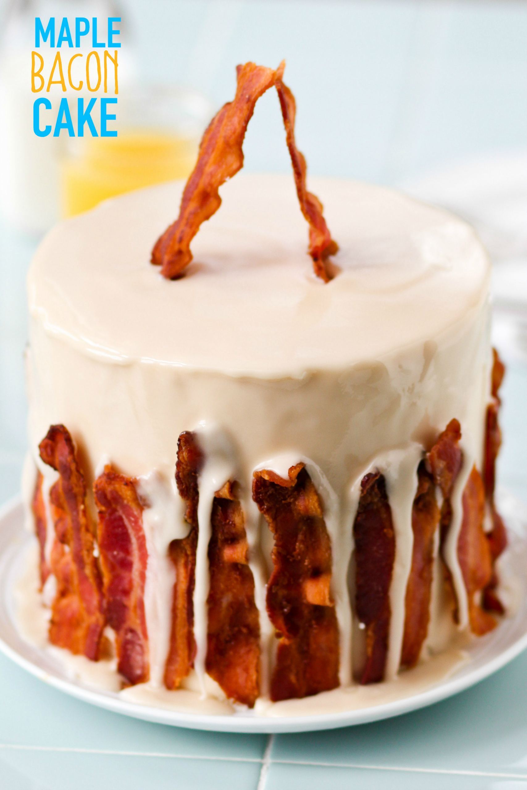 Bacon Birthday Cake Recipe
 Maple Bacon Cake Confessions of a Cookbook Queen