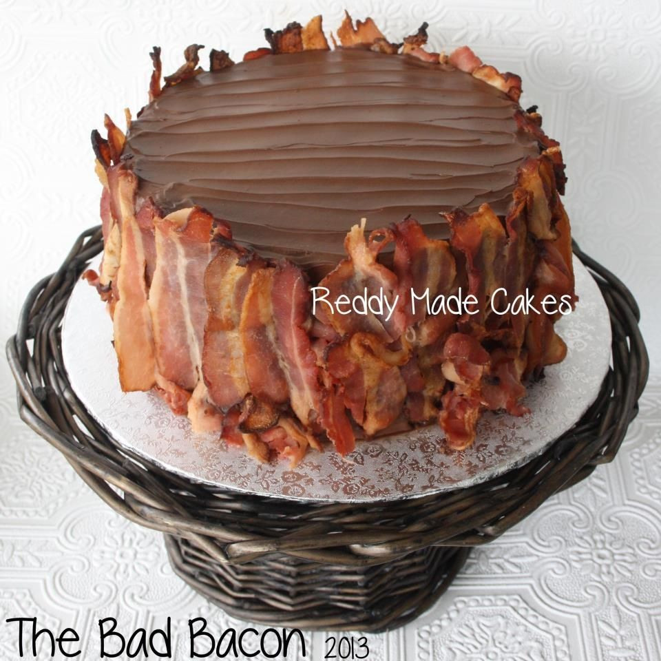 Bacon Birthday Cake Recipe
 The bad bacon reddymadecakes Reddy Made Cakes